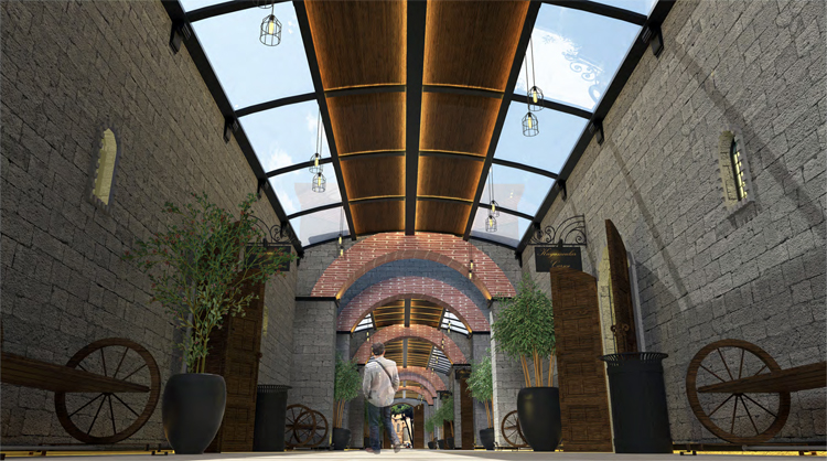 Erzurum Taş Ambarlar tarihi kapalı çarşı dış görünüm